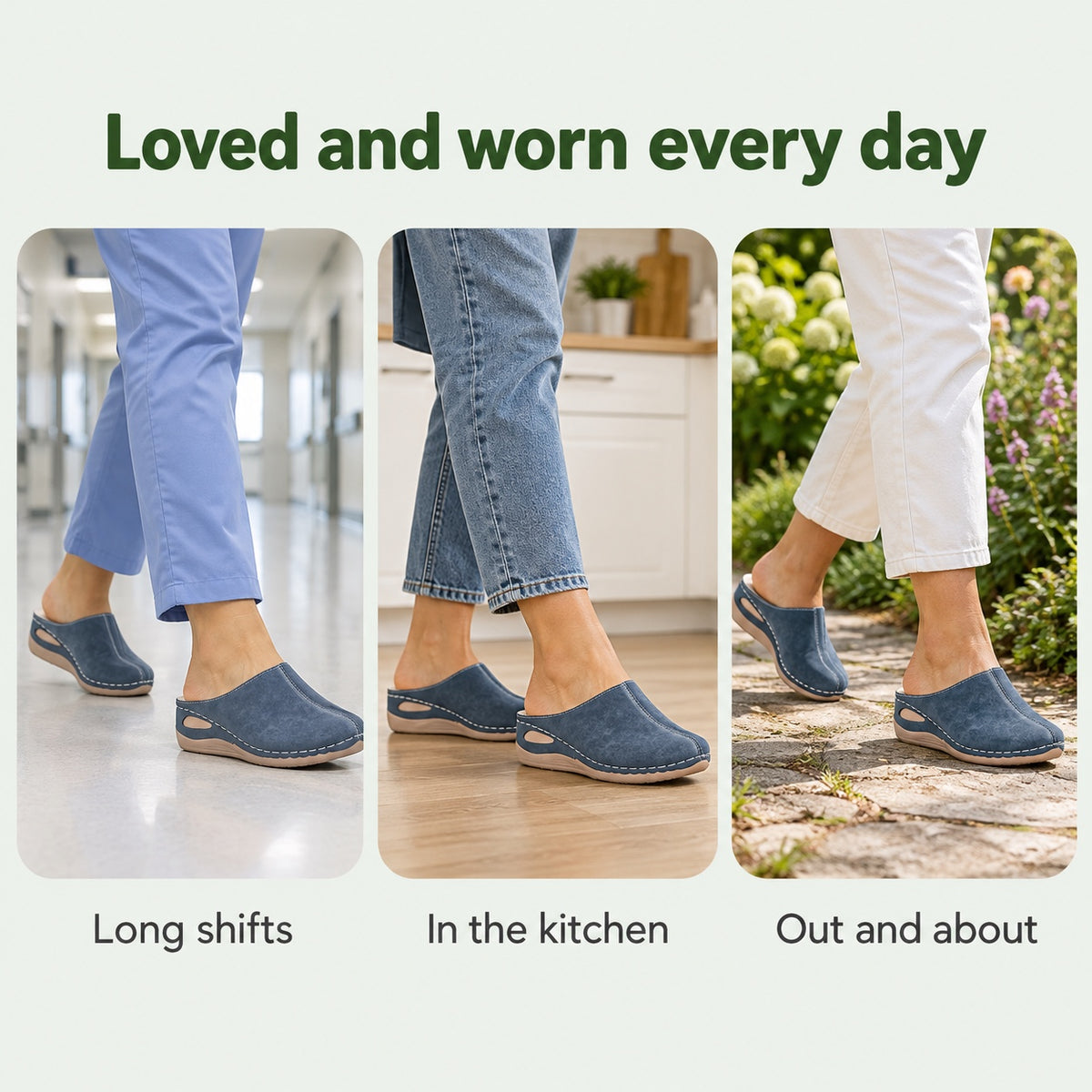 Shawna – Women's Nursing Clogs, worn every day