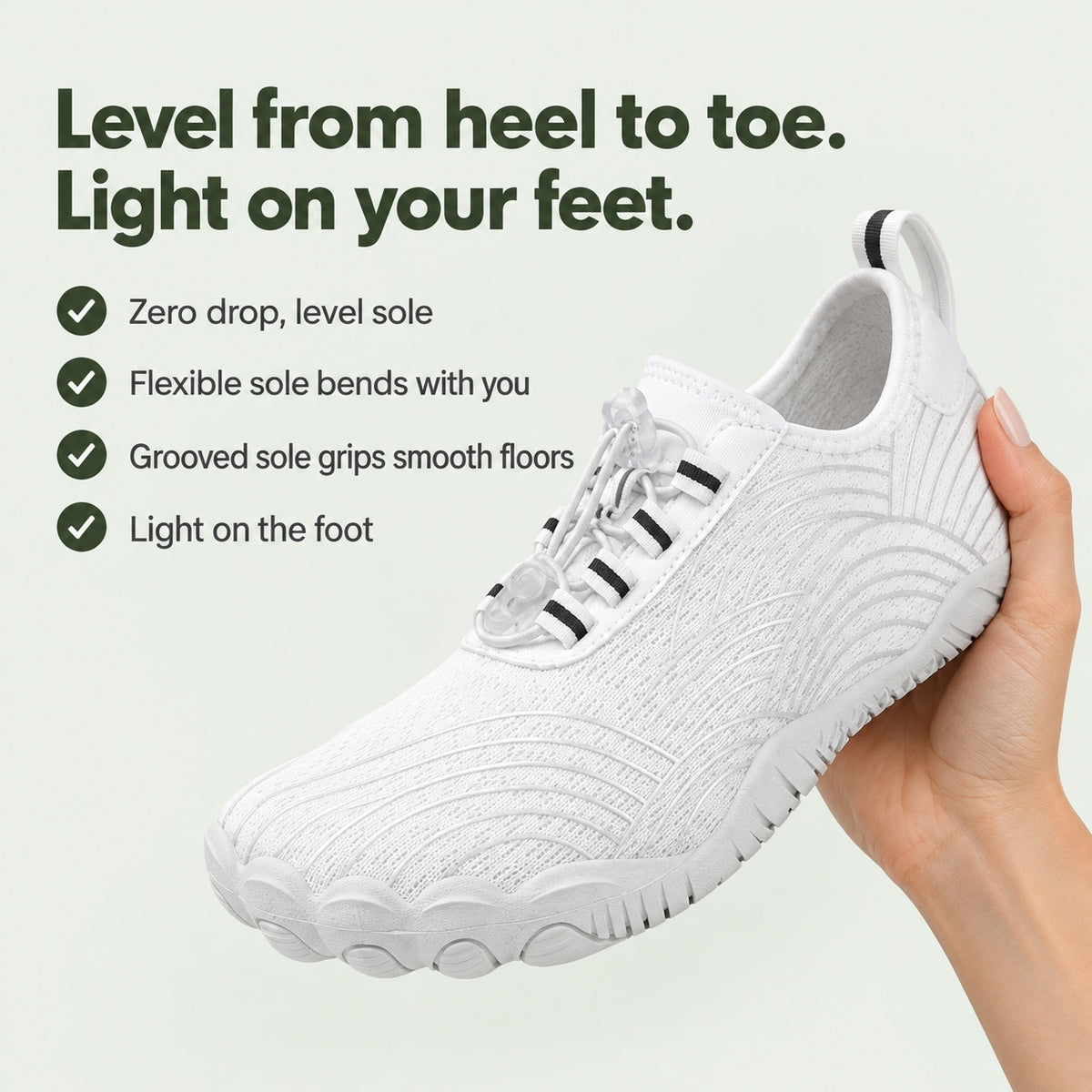 Simmons – Unisex Barefoot Shoes, key benefits