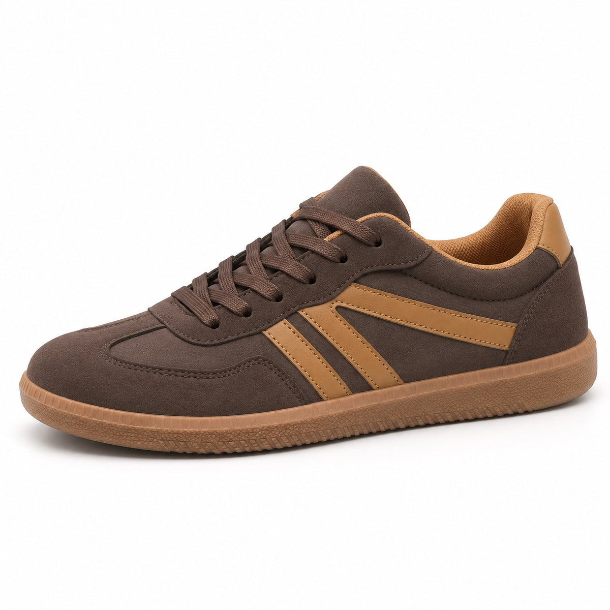 Toni – Women's Lace-Up Sneakers in Brown