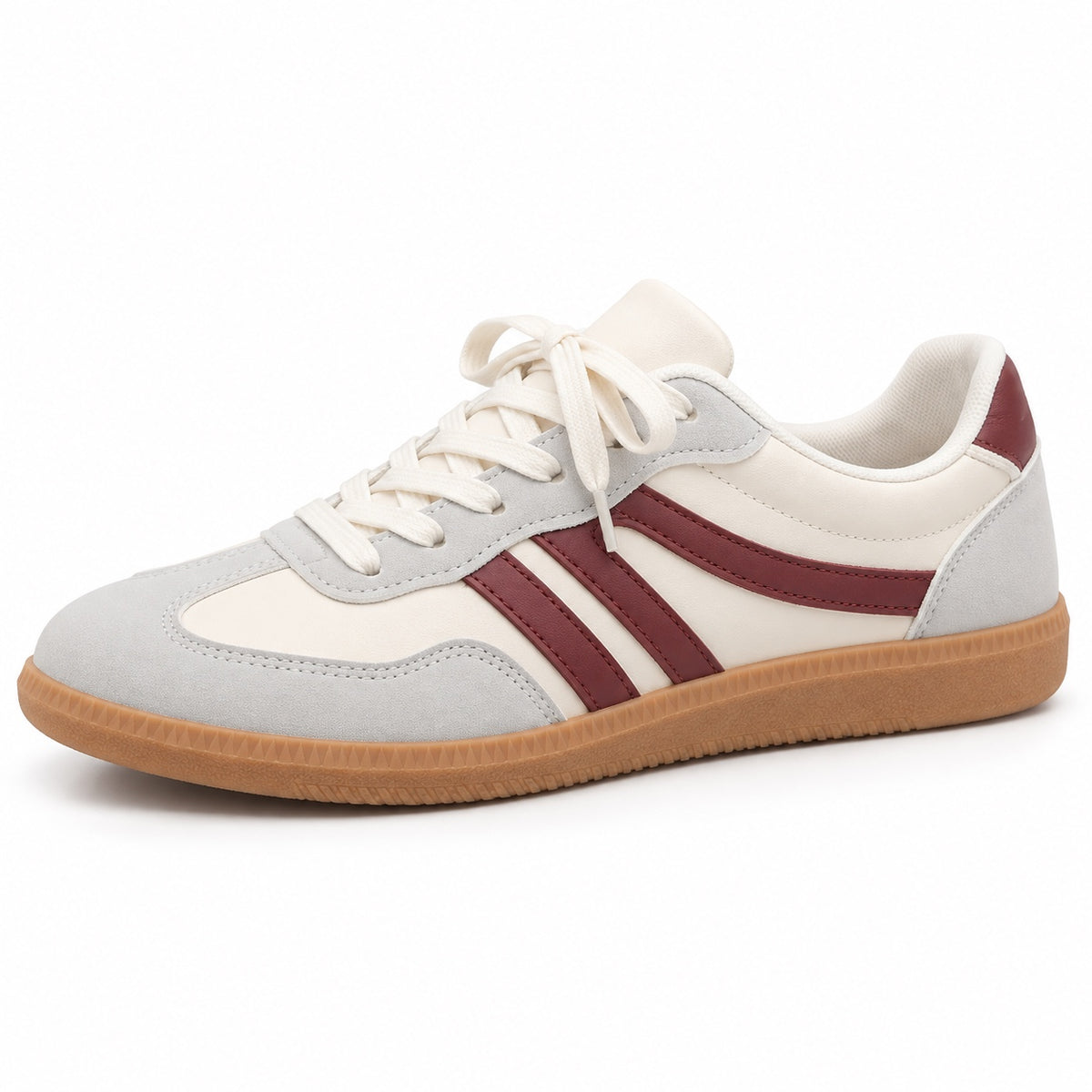 Toni – Women's Lace-Up Sneakers in Red