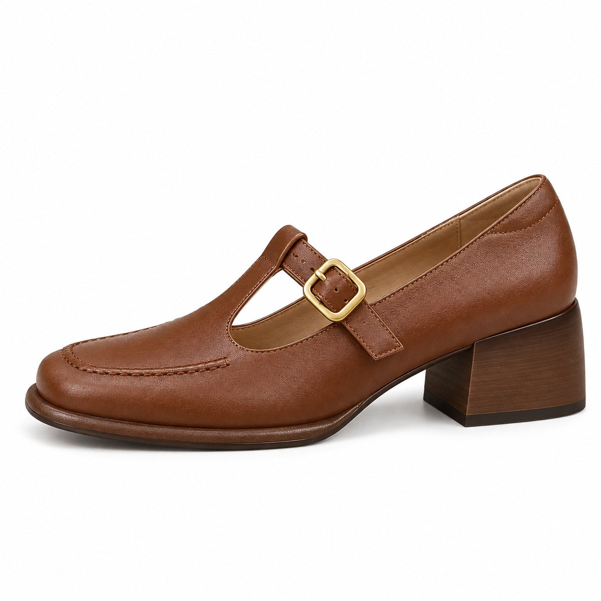 Verna – Women's Orthopedic Mary Jane Shoes in Brown