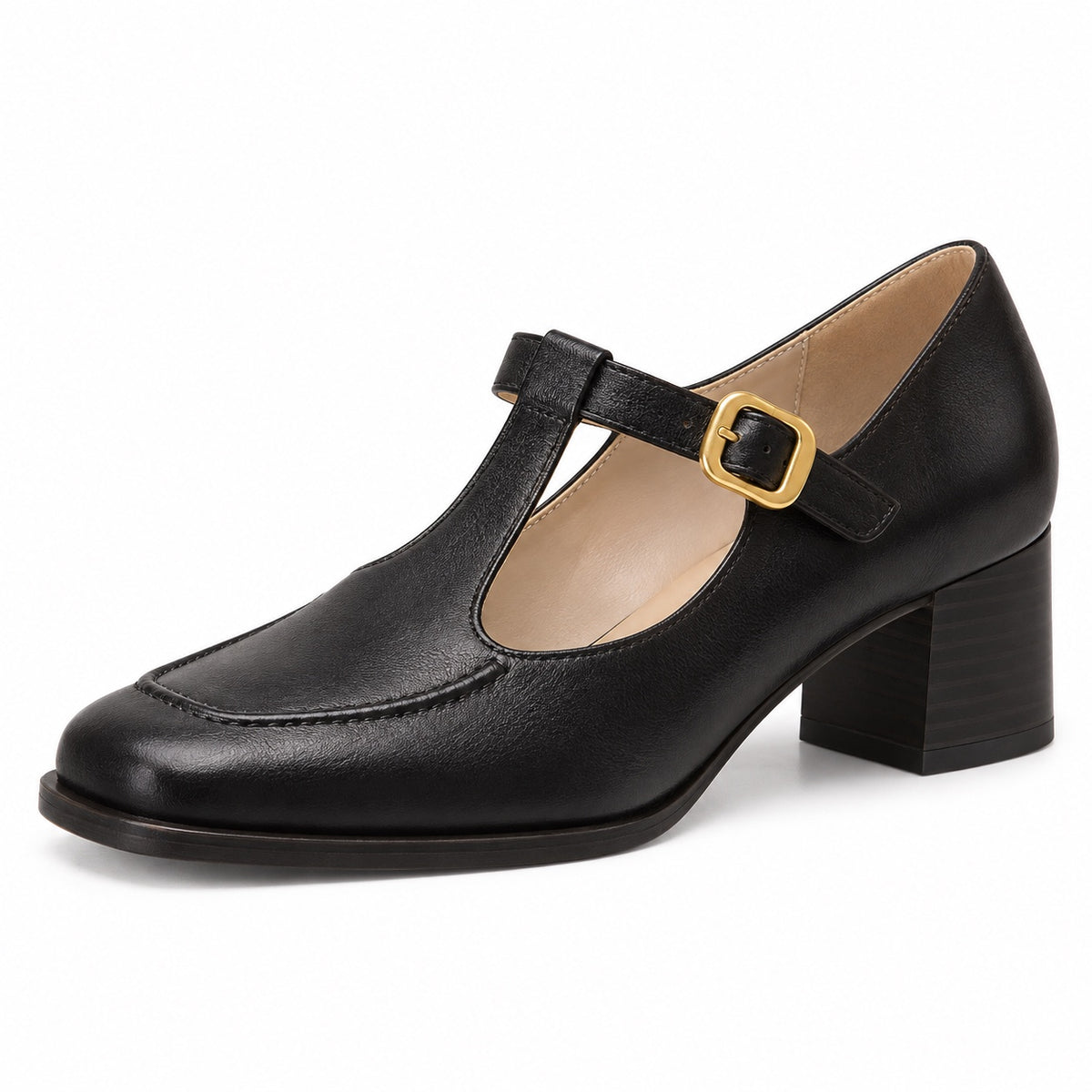 Verna – Women's Orthopedic Mary Jane Shoes in Black