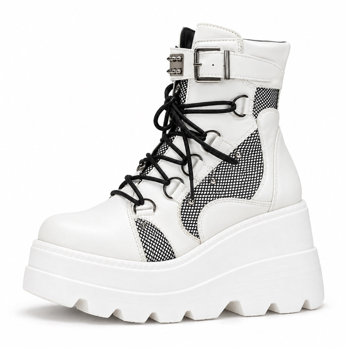 Vicky – Women's Wide Calf Boots in WHITE