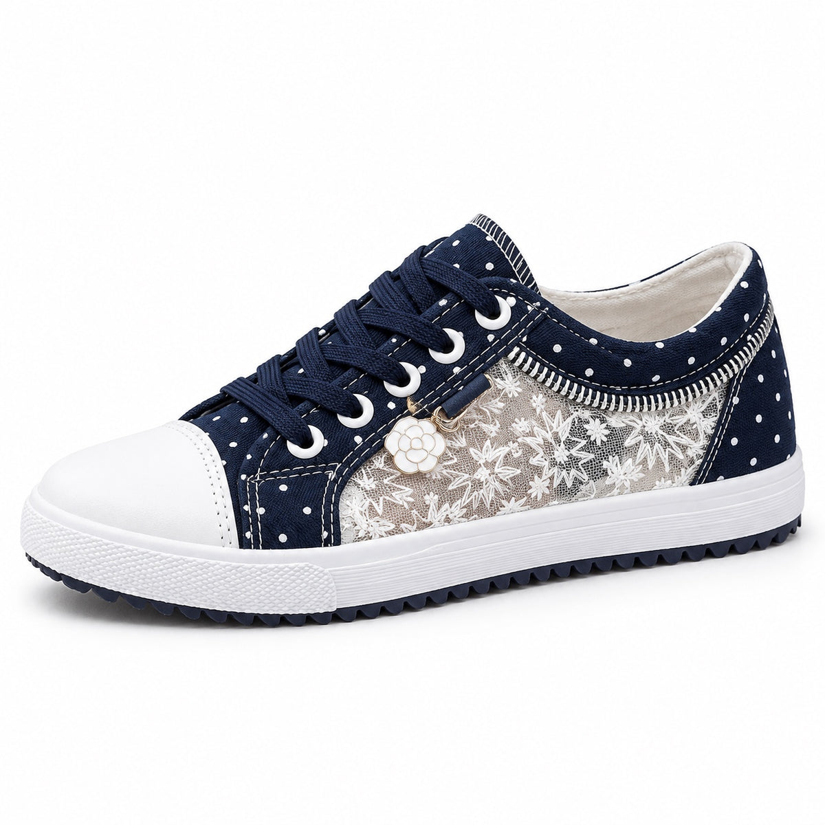 Violet – Women's Arch Support Sneakers in Dark Blue