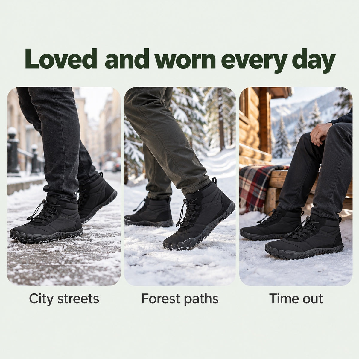 Wheeler – Unisex Comfort Boots, worn every day