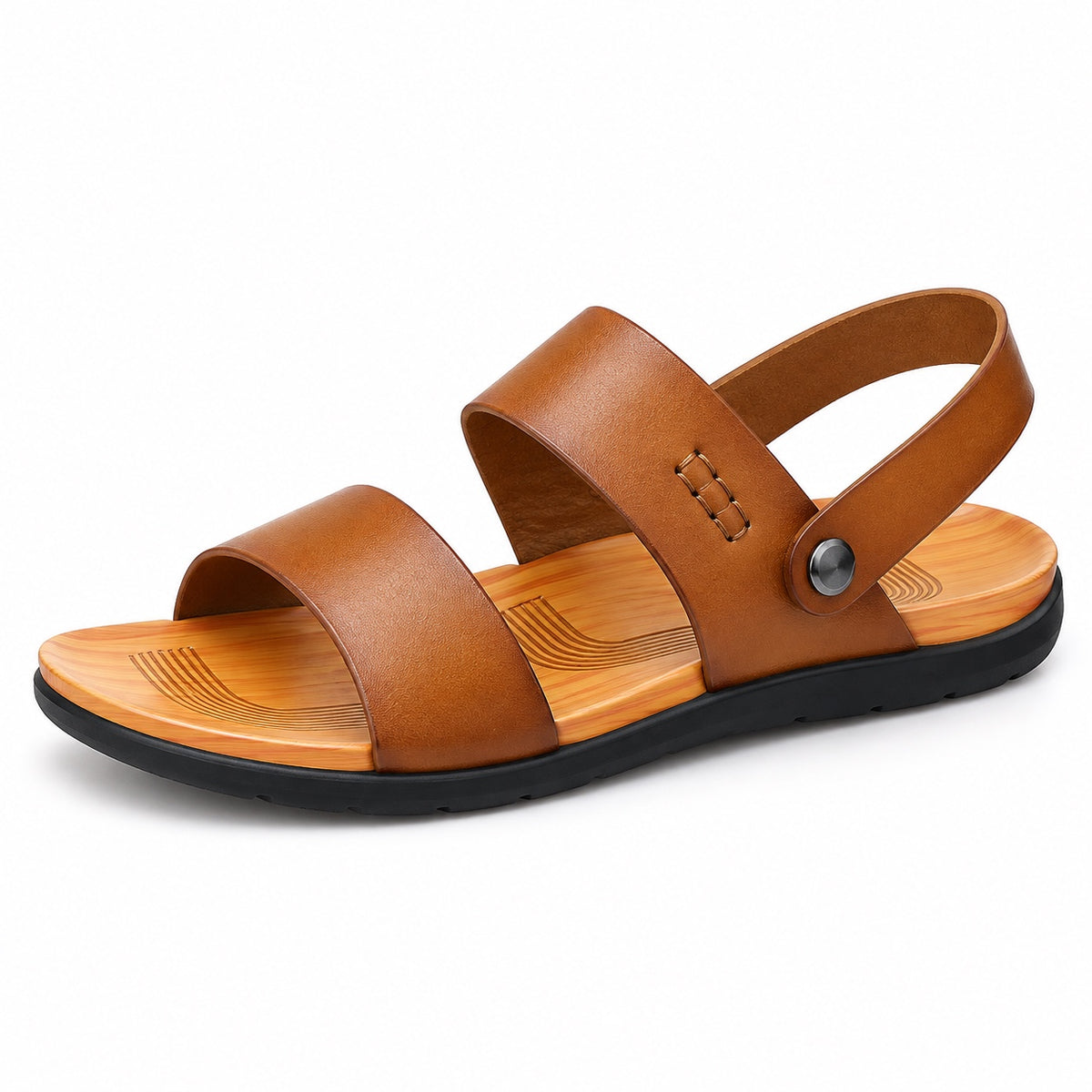 Willard – Men's Comfortable Sandals in Khaki