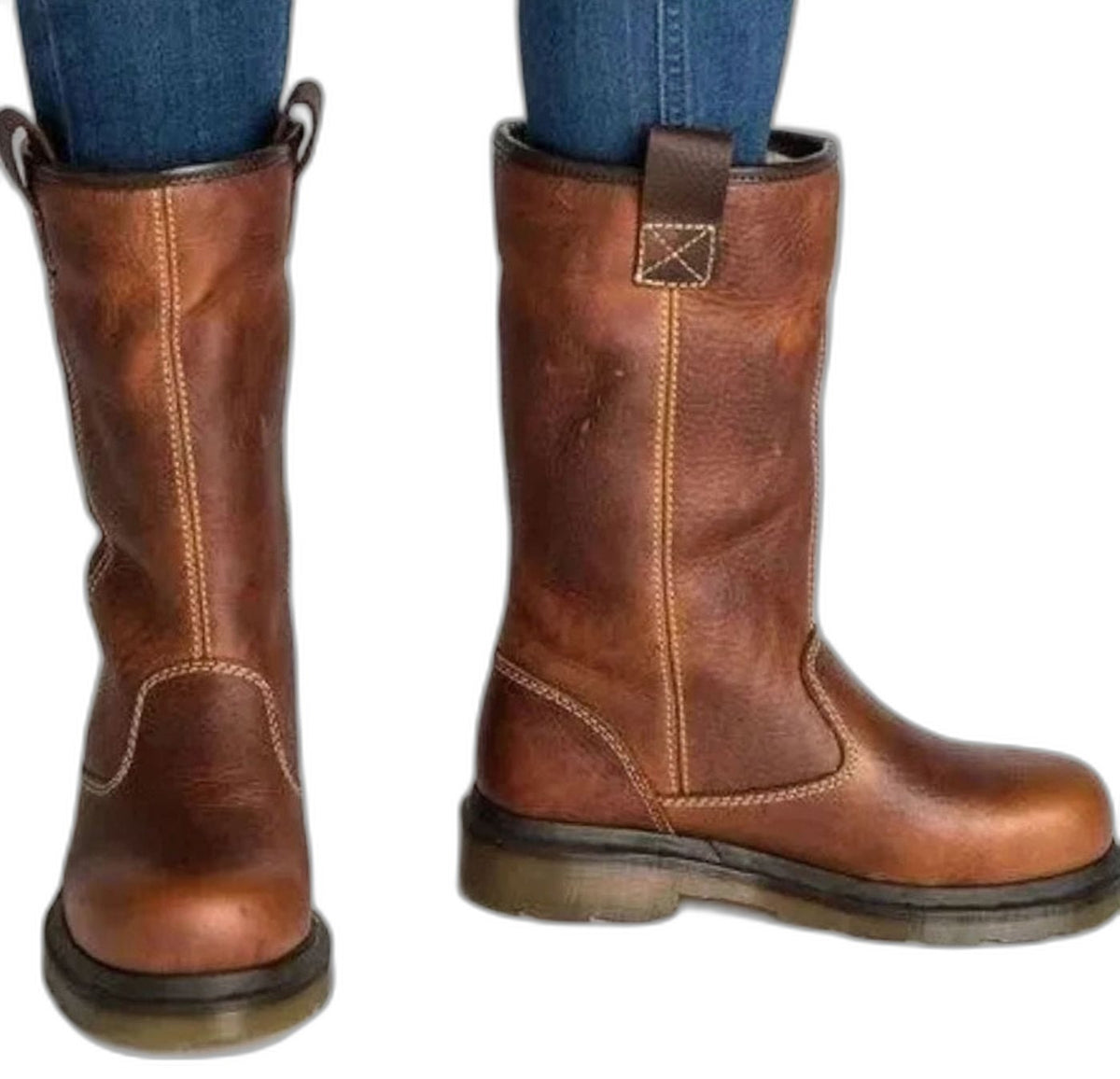 Heather – Bottes pour femmes à tige large, adaptées aux mollets volumineux