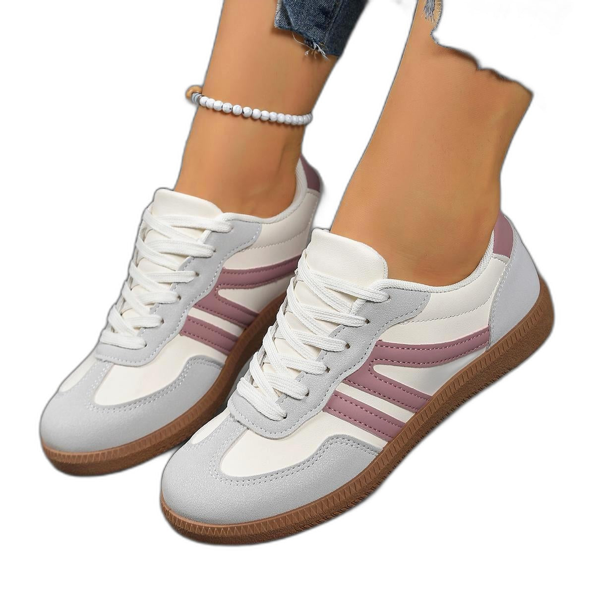 Maryann – Zapatillas deportivas para mujer con soporte para el arco plantar y talonera profunda
