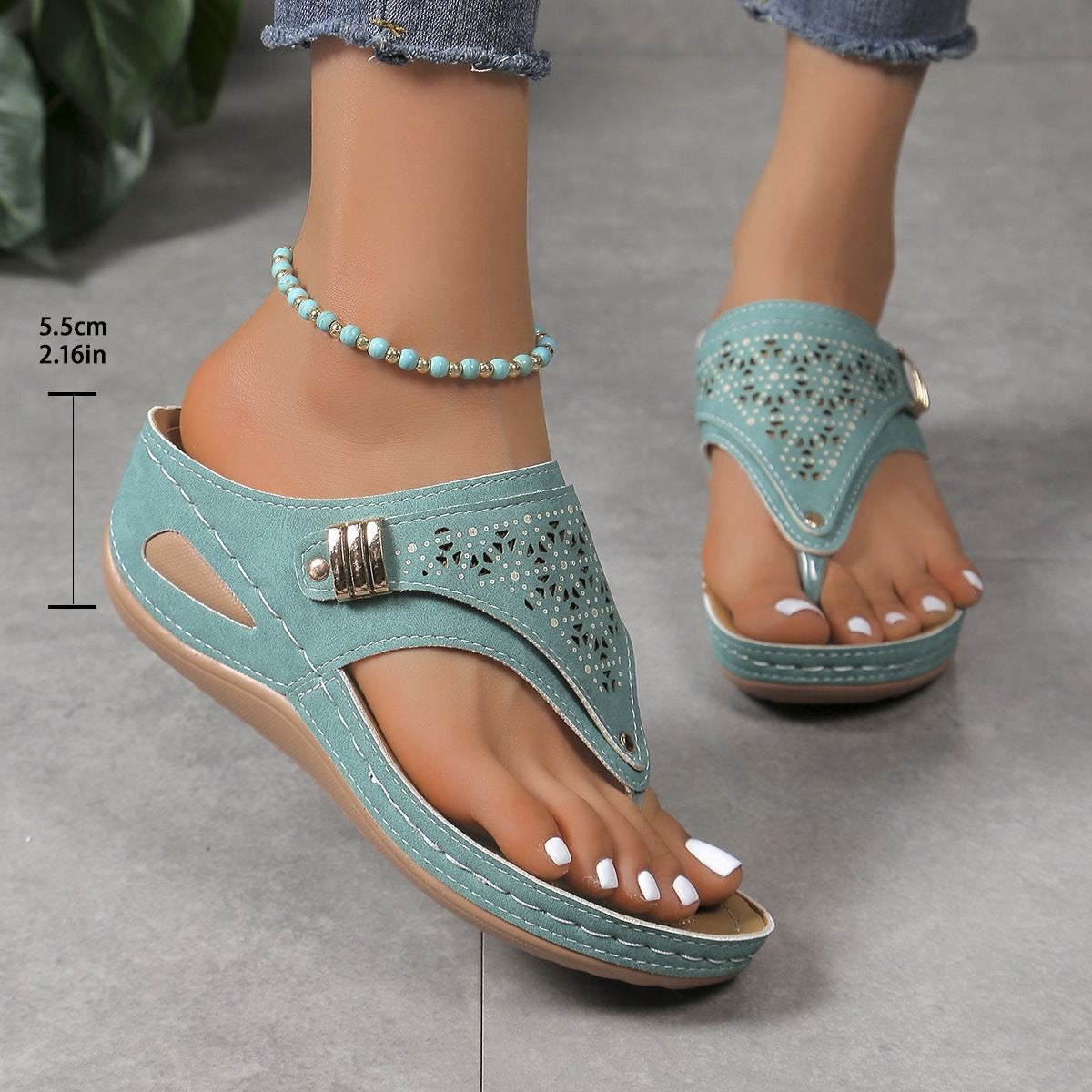 Nicole – Women's Wide Toe Box Sandals with an Adjustable Fit - photo 6